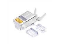 ROLINE 21.17.3095, RJ-45, Transparent, Hankoppling, Rak, Cat6e, S/UTP (STP)