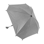 Reer ShineSafe+ - parasol pour poussette, gris-mélange