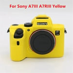 Étui en silicone souple pour appareil photo Sony A7R4 A7R5 A7figured A7R3 A7Inter A7ltA7R II III IV V figuré - Type A7R3 A7RIII Yellow