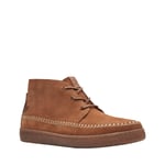 Clarks Hodson Mid 26167770 Mens Brown Wide Lace Up Chukkas Boots