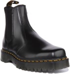 Dr Martens Bex Square Toe Leather Chelsea Womens Boot In Black UK 3 - 8