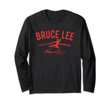 Bruce Lee Red Live A Life Worth Remembering Long Sleeve T-Shirt