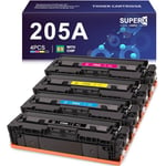 LEMERO SUPERX 205A Compatible avec HP 205A 205X CF530A CF531A CF532A CF533A Cartouches de Toner pour imprimante HP Color Laserjet Pro M154A M154NW MFP M181FW M180N M180 M180NW M181