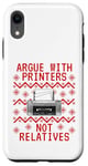 iPhone XR Ugly Christmas Printer, IT Technician, Computer Office Funny Case