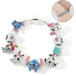 Cartoon Stitch Armband Charm Pärlor Armband Barn Flickor Smycken Presenter 17cm