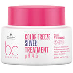 BC Bonacure Color Freeze Silver Treatment intensivt återuppbyggande mask för färgat hår 200ml