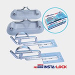 Polymarine Dävert för gummibåt Insta-Lock Snap Davit Extended Kit, förlängd 9.5 cm, badbryggor