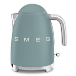 Smeg Jug Kettle 1.7L 3kw Stainless Steel  in Emerald Green, KLF03EGMUK