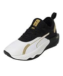 PUMA Femme PWR XX Nitro Wn's Chaussure de Gymnastique, White Black Team Gold, 40.5 EU