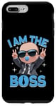 Coque pour iPhone 7 Plus/8 Plus Baby Boss « I Am The Boss » Like A Boss Kids