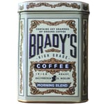 Brady's Coffee Morning Blend - Speciality Ground Coffee for Cafetiere, Pour Over & Drip Filter - 100% Arabica Medium Roast - Caramel, Chocolate, Nuts, Spice Notes - Gift for Coffee Lovers - 227g Tin