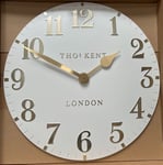 Thomas Kent Arabic Wall Clock, Oatmeal, 50cm RRP £90