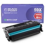 BLACK POINT Cartouche de Toner pour HP CF259X 59X HP 59A CF259A [avec Puce] - pour HP Laserjet Pro M428dw Laserjet Pro M428fdn Laserjet Pro MFP M428fdw Laserjet M404dn Laserjet Pro M404dw M404n M304a