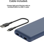 Belkin USB C Portable Charger 20000mAh, 20K Power Bank with USB Type C Input and