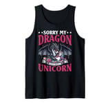 Dragon Sorry My Dragon Ate Your Unicorn Tank Top