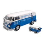 VW TYPE 2 (T1) BUS 1965 DELIVERY VAN KUNDENDIENST BLUE/WHITE 1:24 MotorMax