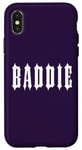 Coque pour iPhone X/XS Style rock 'n' Roll BADDIE