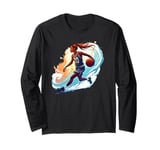 Funny Retro Vintage Basketball Girl Jersey Number 30 Graphic Long Sleeve T-Shirt