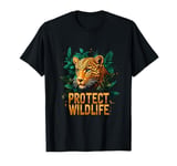 Hidden Leopard Guardian of the Green: A Call to Preserve T-Shirt