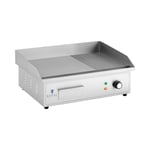 Royal Catering Stegeplade - 548 x 350 mm glat og rillet 3.000 W