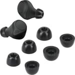 6X Embout Compatible Avec Jabra Elite 75T /65T / Active - Embouts De Rechange En Mousse Pour Écouteurs - 3 Tailles S M L - Noir[CAS310876]