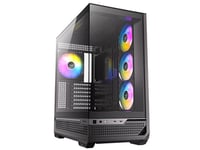 Antec C7 Argb, Midi Tower, Pc, Svart, Atx, Eatx, Itx, Micro Atx, Glas, Plast, Stål, 18 Cm