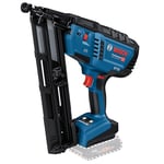 Bosch Professional 18V System cloueur à bois sans-fil GNH 18V-64 MD (modes coup par coup/rafale, clous utilisables : 32-64 mm, 15 ga (1,8 mm), inclinaison du chargeur 34°, sans batterie ni chargeur)