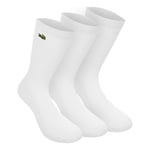 Lacoste Performance Core Chaussettes De Tennis Pack De 3 - Blanc