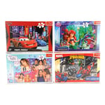 PUZZLE DISNEY 100 Pezzi CARS - SIRENETTA - VIOLETTA - SPIDERMAN (1 Pezzo a Scelt