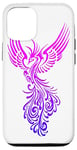 Coque pour iPhone 13 Pro Rising From The Ashes Phoenix Artistic Pink Through Lilas