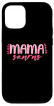 Coque pour iPhone 15 Pink Mama Saurus Rex Trex Assorti Famille Dinosaure Anniversaire