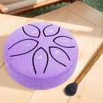 3 Inch 6 Notes Handpan Drum with Drum Mallet Hand Pan Drum Rain Drum Instrument