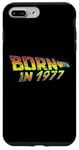 Coque pour iPhone 7 Plus/8 Plus Classic Born in 1977 Distressed Birthday édition 1977