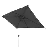 Doppler Parasol Jack, 300x200 cm, Gris foncé