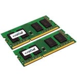 Crucial DDR3 - 8 GB: 2 x 4 GB - SO DIMM 204-pin - 1333 MHz / PC3-10600 - CL9 - 1.35 / 1.5 V - ikke-bufret - ikke-ECC - for Apple iMac; Mac mini (I