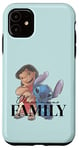 Coque pour iPhone 11 Disney 100 Anniversary Lilo & Stitch D100 Citation Ohana