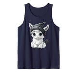 Llama Halloween Outfit Funny Cute Little Tank Top