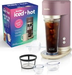 Breville Iced+Hot Coffee Maker | plus Coffee Cup with Straw | Brews Hot Filter C