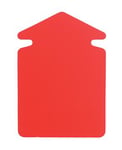 Skyltkartong Pil mellan fluor röd 23 x 16,5 cm 25 st / förpackning