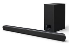Karcher SB 800S Barre de Son pour appareils TV, Barre de Son TV avec Caisson de Basses – Système de Son Surround Bluetooth 2.1 avec télécommande – HDMI Arc/entrée Optique/USB/AUX