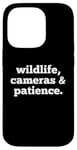 iPhone 14 Pro Wildlife Cameras and Patience Nature Photography Lovers Case