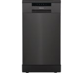 HISENSE HS523E15BUK Slimline Dishwasher - Black, Black