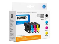 Kmp Multipack B78v - 4-Pack - Svart, Gul, Cyan, Magenta - Kompatibel - Box - Bläckpatron (Alternativ För: Brother Lc1100bk, Brother Lc1100c, Brother Lc1100m, Brother Lc1100y) - För Brother Dcp-6690Cw, Mfc-5890Cn, Mfc-5895Cw, Mfc-6490Cw, Mfc-6890Cdw