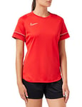 Nike T-shirt Academy 21 - Pour femme, Femme, T-shirt, CV2627-657, Rouge/blanc/rouge, XXS