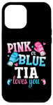 iPhone 13 Pro Max Pink Or Blue Tia Loves You Boxing Gender Reveal Party Case