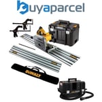 Dewalt DWS520KR 240v Plunge Saw Kit 2x 1.5m Guide Rails + Bag + Clamps + DCV586M