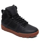 DC Shoes Homme Pure High-Top WR Boot Chaussure Bateau, Black Gum, 44.5 EU