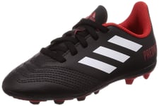 adidas Unisex Kids’ Predator 18.4 FxG Footbal Shoes, Black (Cblack/Ftwwht/Red Cblack/Ftwwht/Red), 11 UK