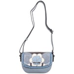 Sac Bandouliere Mac Alyster  Petit sac à rabat  Impression bleu motif fleur