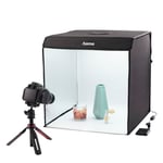 Hama Photo Box, 50x50 cm (Photo Studio, Mini Photo Studio, Light Box, White Box, Green Screen, Light Tent, Photo Cube, for Product Photography, Influencer Accessories, portable, foldable) white